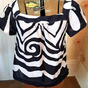 Point Sur cotton blouse